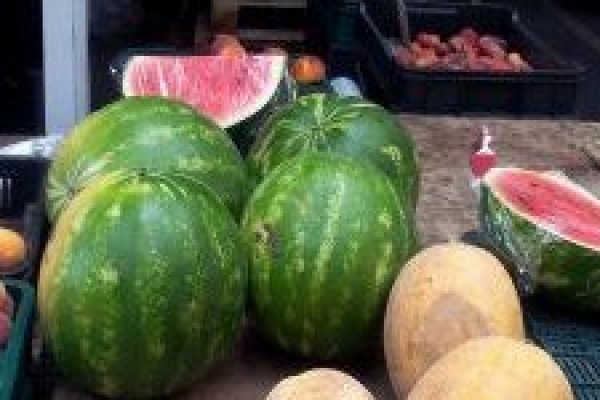 Чи не зарано на тернопільських ринках з'явилися кавуни і дині?