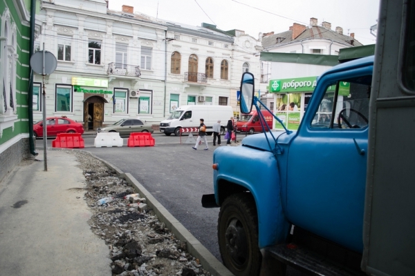 На Січових Стрільців скоро знову дозволять рух автотранспорту