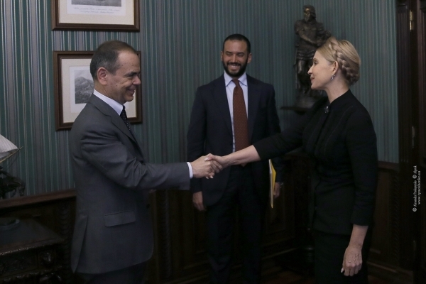 Юлія Тимошенко зустрілася з послом Італії