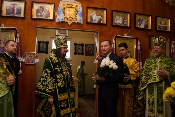 Степан Барна привітав Архієпископа Нестора з Днем Тезоімеництва (Фото)