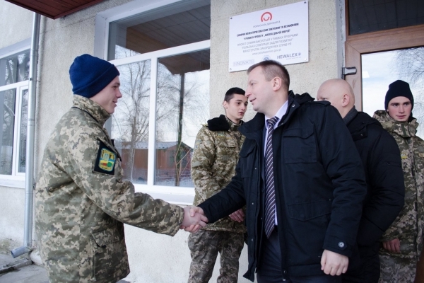 Степан Барна: Тепер Збаразький військовий коледж цілодобово забезпечений гарячою водою. І можливим це стало завдяки співпраці з польськими партнерами 