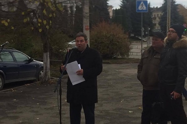 Замовний пікет під податковою влаштувала агрофірма, яку викрили у несплаті 3 млн грн податків