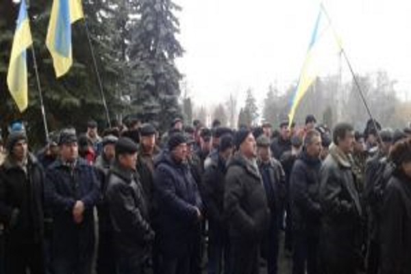 Колишні міліціонери вимагали гідного соцзабезпечення під Тернопільською ОДА