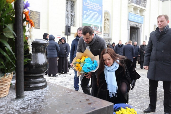 Ігор Гуда разом з дружиною Наталею вшанували пам’ять Патріарха Йосифа Сліпого в Тернополі (Фото)