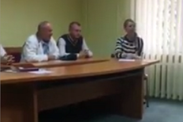 Активісти Громадського Руху вчергове навідались до поліції (Відео)