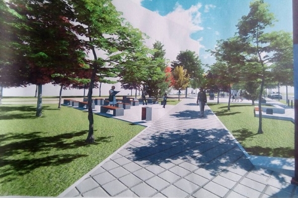 Стало відомо, як виглядатиме сквер у центрі Тернополя (Фото)