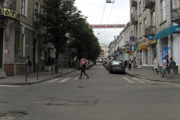 Як виглядатиме вулиця в центрі Тернополя, яку закрили для автотранспорту до 20 липня (Фото)