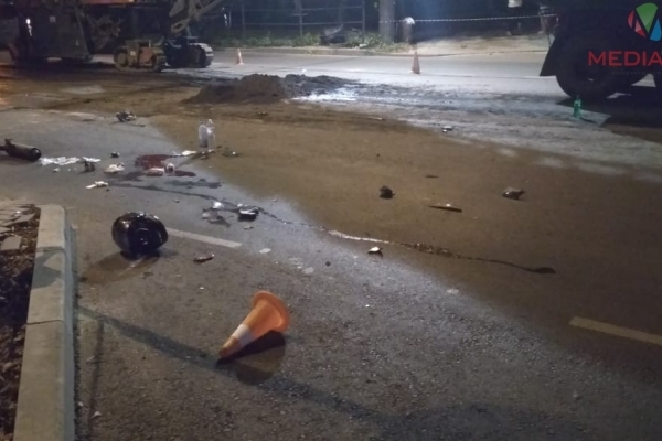 На вулиці Злуки мотоцикліст таки добився свого (Фото)