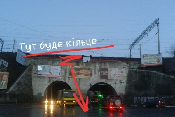 На розв’язці вулиць Хмельницького – Крушельницької облаштують кільце