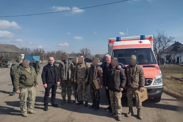 Міський голова Тернополя побував у розташуванні наших захисників з 44 тернопільської бригади