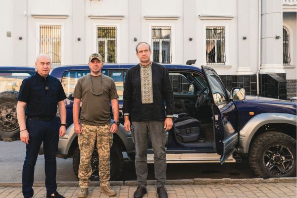Новий позашляховик для захисників 105-ї бригади: Сергій Надал