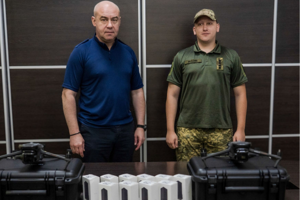 Тернопіль для ЗСУ: квадрокоптери Mavic 3T для 53-го розвідбатальйону